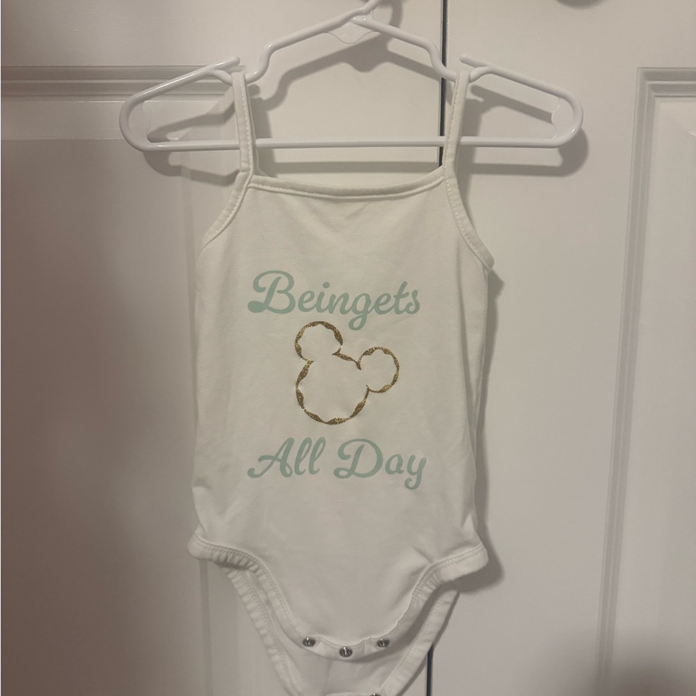 Disney White and Gold Bodysuit for Kids